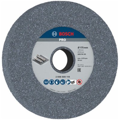BOSCH Meule pour touret &agrave; meuler 175 mm, 32 mm, 60  2608600110