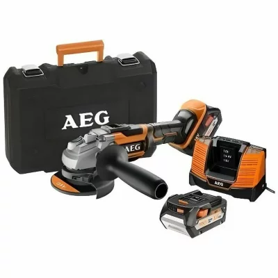 AEG Meuleuse Brushless 18V 125mm BEWS 18-125BL-502C - 2 batteries 5,0Ah- 1 chargeur