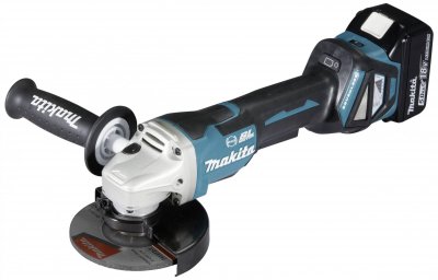 MAKITA Meuleuse d'angle 18V lxt &Oslash;125 mm (2x5,0 Ah) en makpac  DGA517RTJ