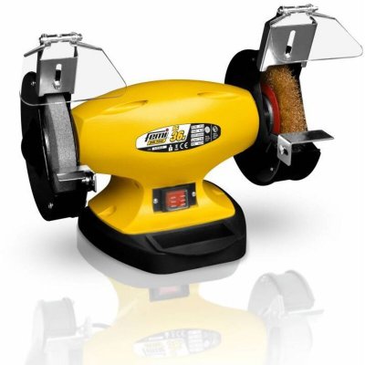 FEMI Meuleuse d'&eacute;tabli BG 36 N 450 W - meule avec brosse &Oslash; 150 mm.