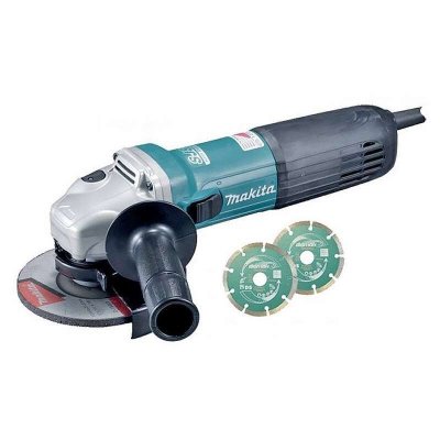 MAKITA Meuleuse &Oslash; 125 mm 1400 W ( kit d'accessoires)  - GA5040CJD