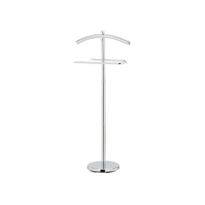 MHOME Valet de nuit m&eacute;tal 28x43x109 cm