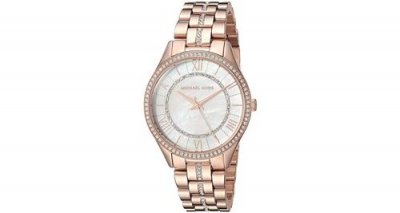 MICHAEL KORS  Mk3716 Lauryn Rose Gold Tone Stainless Steel Ladies Watch