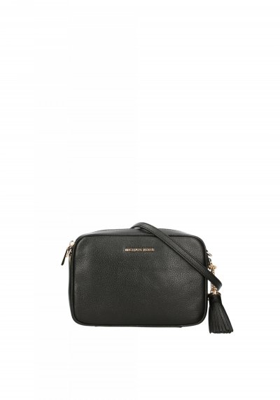 MICHAEL MICHAEL KORS MICHAEL KORS Sac &agrave; bandouli&egrave;re Ginny en cuir - Noir - Femme