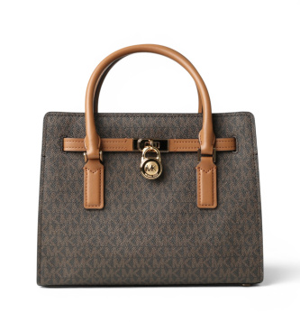 MICHAEL MICHAEL KORS Michael Kors Sac &agrave; main Hamilton Marron Brn/Acorn (252)
