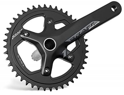 MICHE  Graff One 11 Speed Road Single Chainset, Black