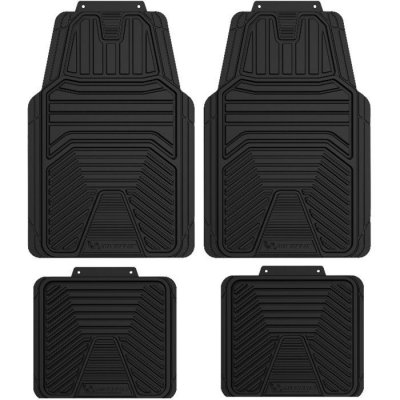 MICHELIN  009070 4 Tapis de voiture Caoutchouc &agrave; sillons