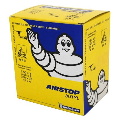 MICHELIN  8b 3 1202(51-90)-125614 Inner Tube Noir 3.50 - 4.00 / R8