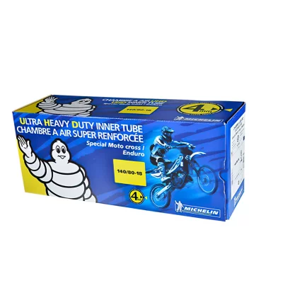 MICHELIN  - Chambre &Agrave; Air Moto Offroad 18"" - 140/80 18 Uhd Valve Tr4