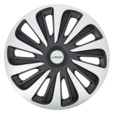 MICHELIN  Jeu de 4 enjoliveurs 3D Black Edition 15 pouces 9122