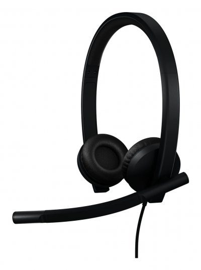 LOGITECH Micro-casque  H570e (MS Teams) St&eacute;r&eacute;o, Noir - USB