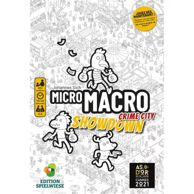 SPIELWISE Micro Macro Crime City 4 - Showdown - Jeu de soci&eacute;t&eacute; - BLACKROCK