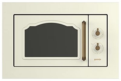 GORENJE Micro-Ondes Combin&eacute; BM235CLI 800W 23L Molette Jog Rotatif M&eacute;tal Ivoire
