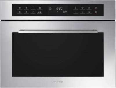 SMEG Micro ondes Combin&eacute; Encastrable SF4400MCX1, Elementi, combin&eacute; compact 44 litres 