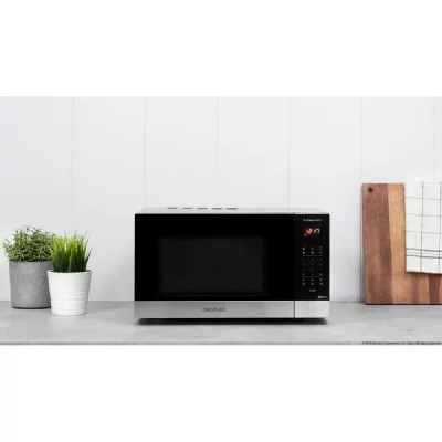 CECOTEC Micro-ondes de 23l avec 8 programmes 800w noir gris