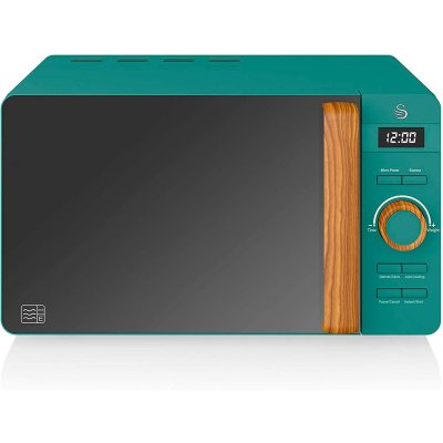SWAN Micro-ondes digital 20l design moderne nordic,  sm22036, 800 vert