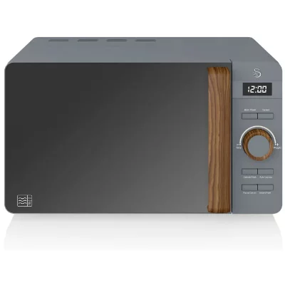 SWAN Micro-ondes digital 20l design moderne nordic, , sm22036gryneun, 800, gris 