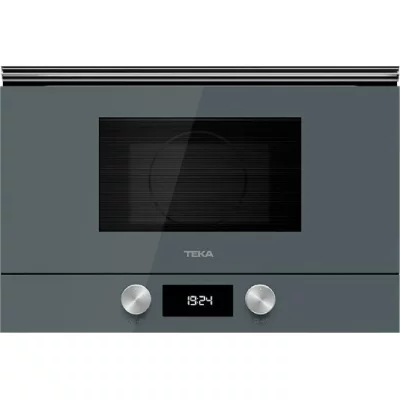 TEKA Micro-ondes encastrable gris avec base c&eacute;ramique 