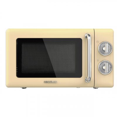 CECOTEC Micro-ondes r&eacute;tro ProClean 3010 Retro Yellow 