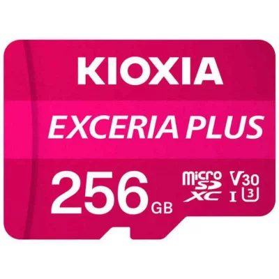 KIOXIA Micro sd  256gb exceria plus uhs-i c10 r98 con adaptador