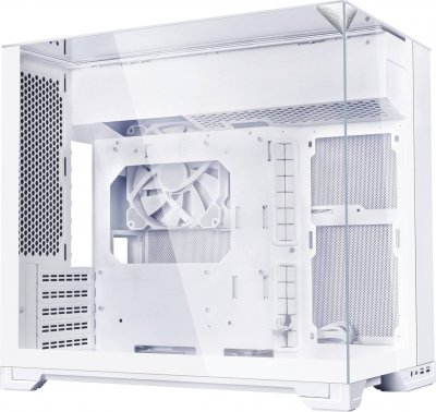 LIAN LI Micro-tour  O11 Vision-M Bo&icirc;tier PC blanc fen&ecirc;tre lat&eacute;rale