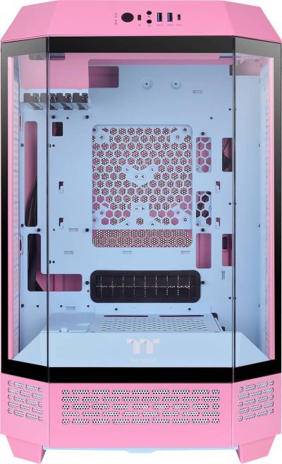 THERMALTAKE Micro-tour  The Tower 300 Bubble Pink Bo&icirc;tier PC rose