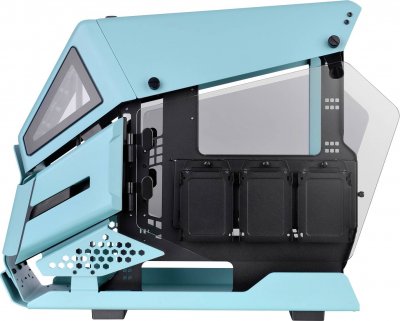 THERMALTAKE Micro-tour  The Tower 300 Hydrangea Blue Bo&icirc;tier PC bleu