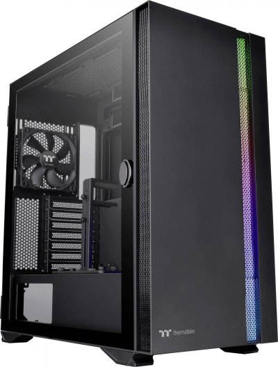 THERMALTAKE Micro-tour  View 170 TG ARGB Black Bo&icirc;tier PC noir