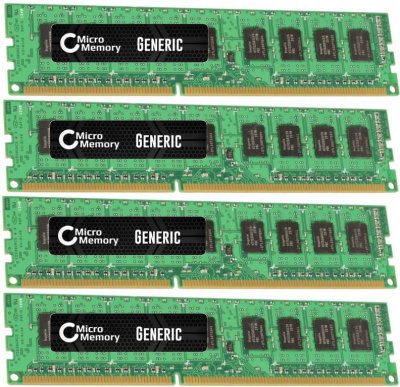 GENERIQUE Micromemory 32gb kit ddr3 1600mhz ecc kit of 4x 8gb dimm, mmh3818 32gb, kth-pl316ek4 32g, a2z