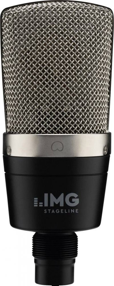 IMG STAGELINE Microphone &agrave; condensateur grande membrane compact Monacor ECMS-60