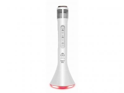 IDANCE Microphone Bluetooth&reg;  sons et lumi&egrave;res Blanc