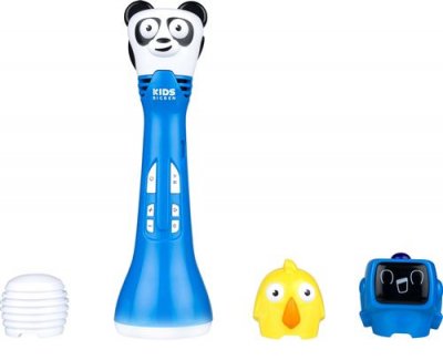 BIGBEN Microphone de karaok&eacute; pour enfants  avec changeur de voix Bleu