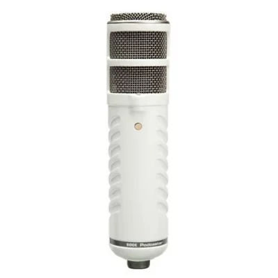 RODE Microphone dynamique  Podcaster MKII Blanc