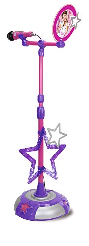SMOBY Microphone enfant sur pied violetta