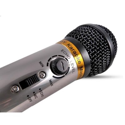 MR ENTERTAINER Microphone Karaoke, contr&ocirc;le de l'&eacute;cho G158Y
