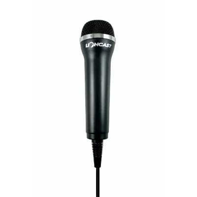 GENERIQUE Microphone Lioncast noir pour Wii, PS2, PS3 et Xbox360 - 1 pi&egrave;ce