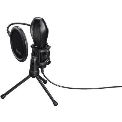 HAMA Microphone MIC-USB Stream pour PC et ordinateur portable, USB - Neuf