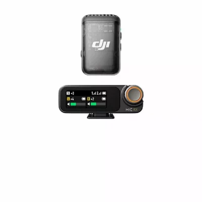 DJI Microphone sans fil  Mic 2 Noir + 1 &eacute;metteur + 1 r&eacute;cepteur