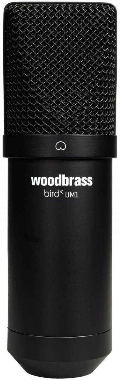 WOODBRASS Microphone USB -  - UM1 - Cardio&iuml;de - Noir - Enregistrement Home Studio