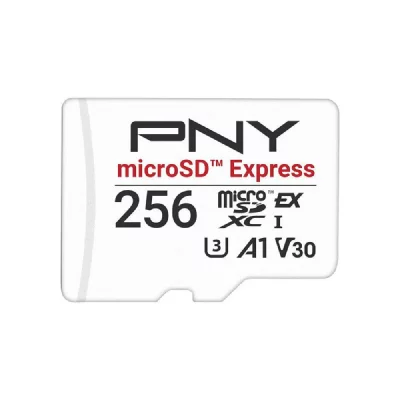PNY Microsd&acute; Express - Carte M&eacute;moire Microsdxc - 256 Go - Uhs-i U3 V30 A1 - 890/750 Mo/s