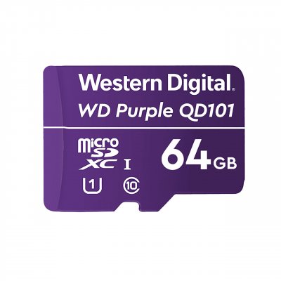 WESTERN DIGITAL Microsd purple 64gb WDD064G1P0C