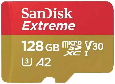 SANDISK Microsdxc extreme 128gb 190/90 mb/s - a2 - v30 - s ,