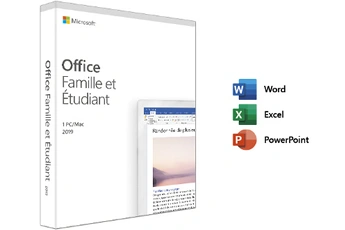 MICROSOFT  Office Famille et Etudiant 2019 - Achat d&eacute;finitif