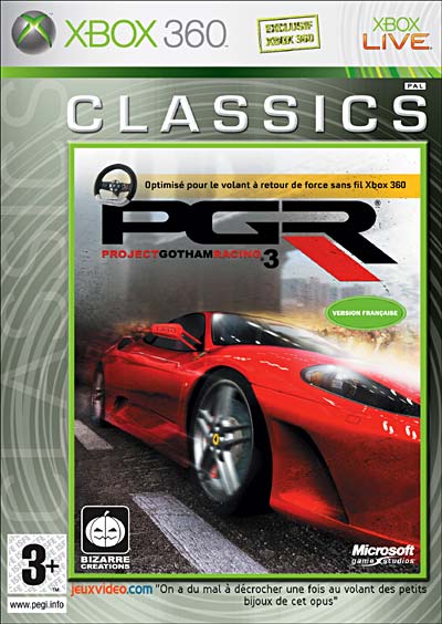 Microsoft Project Gotham Racing 3 Jeu XBOX 360
