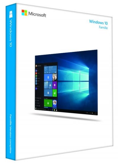 MICROSOFT Windows 10 PackFamille (version compl&egrave;te)