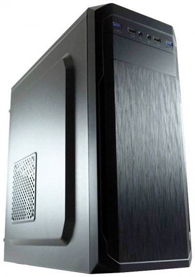 LC POWER Midi 7039B Bo&icirc;tier PC Acier Plastique Micro-ATX Mi Tour 4 Ventilateurs Noir