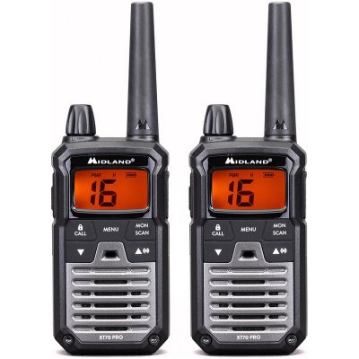 MIDLAND  XT70 Pro, PMR+LPD, Blister, Noir