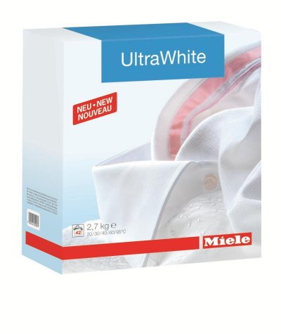 MIELE  UltraWhite WA UW 2702 P D&eacute;tergent 2.7 kg 42 charges blanc rayonnant