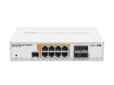 MIKROTIK  crs112-8p-4s-in switch 8xgb 4xsfp l5 CRS112-8P-4S-IN