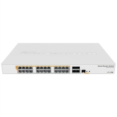 MIKROTIK  crs328-24p-4s+rm switch 24xgb 4xsfp+ l5 CRS328-24P-4S+RM